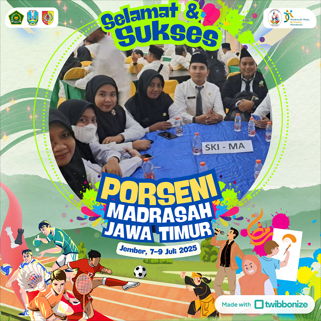 Ayo Meriahkan PORSENI Madrasah 2025 dengan Twibbon